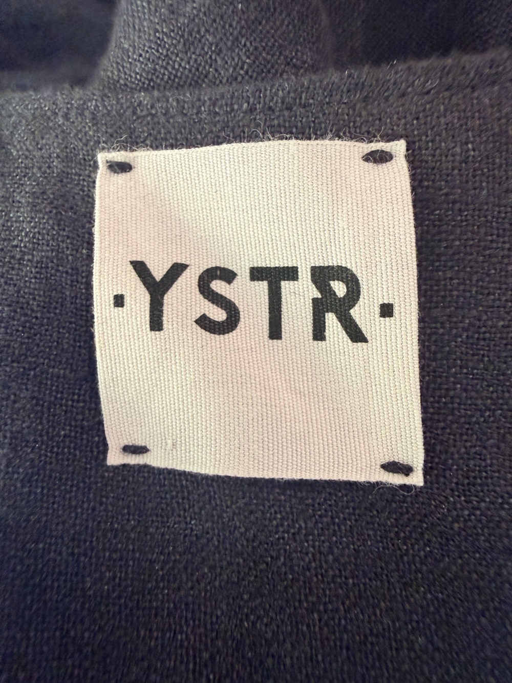YSTR Lou Linen Jumpsuit Black Small - Picture 3 of 7